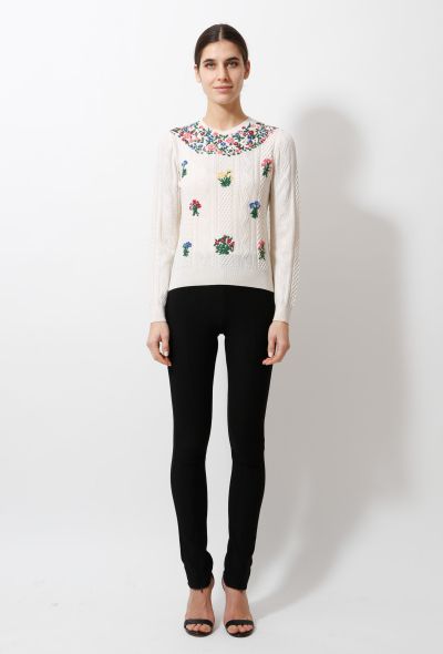 Valentino Pre-Fall 2015 Floral Embroidered Sweater - 2