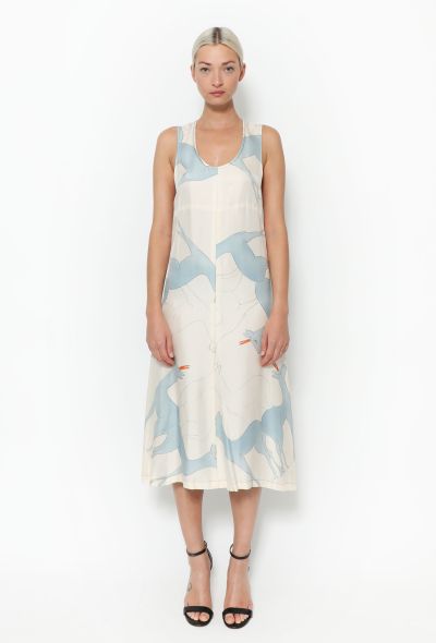                             F/W 2015 Wonderland Silk Slip Dress - 1