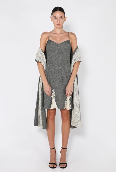 Dior Wool  Tweed & Lace Dress Ensemble, 1998 - 1