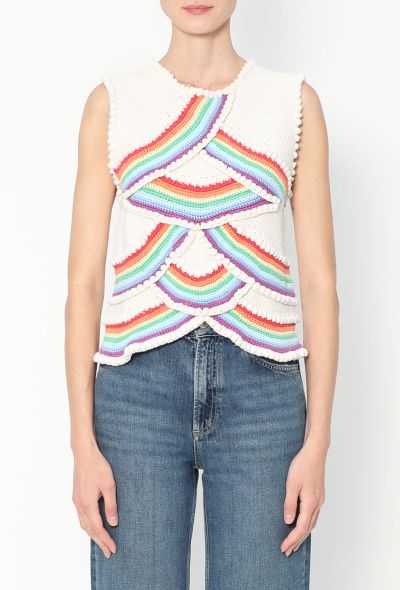 Loewe 2022 x Paula's Ibiza Rainbow Crochet Top - 1 Loewe 2022 x Paula's Ibiza Rainbow Crochet Top - 1