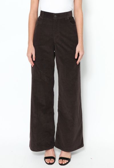                             The Row Eglitta Low-Rise Corduroy Trousers
