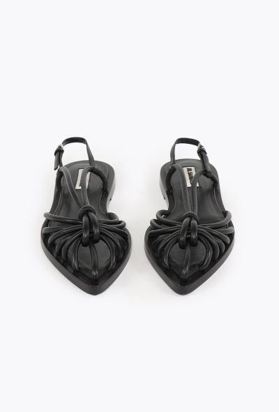 Jil Sander 2022 Knotted Leather Sandals - 2