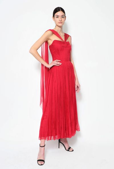 Chanel STUNNING Haute Couture 1970 Silk Bustier Gown - 1 Chanel STUNNING Haute Couture 1970 Silk Bustier Gown - 1