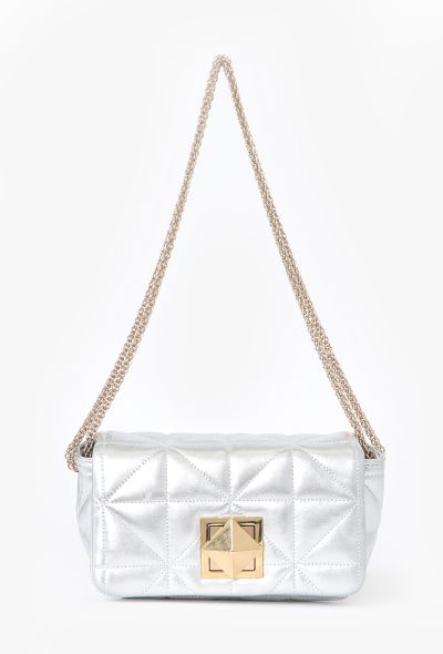 Sonia Rykiel Silver Le Copain Bag - 2 Sonia Rykiel Silver Le Copain Bag - 2