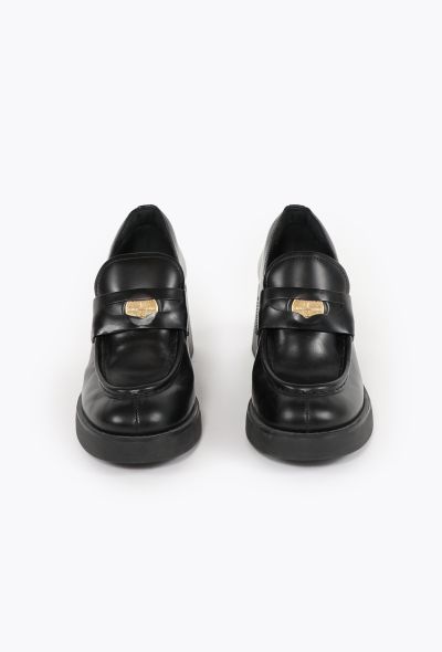 Miu Miu Spring 2022 Platform Penny Loafers - 2