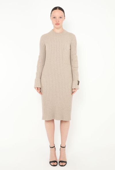 Louis Vuitton 2024 Pocketed Cashmere Dress - 1 Louis Vuitton 2024 Pocketed Cashmere Dress - 1