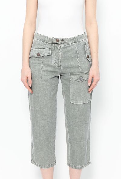 Chanel 2002 Cargo Cropped Jeans - 2