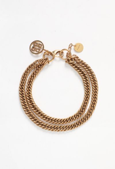 Givenchy Adjustable Chainlink Choker Necklace - 1