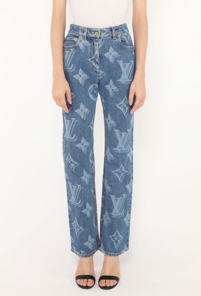 Louis Vuitton 2024 Blur Monogram Denim Jeans - 2