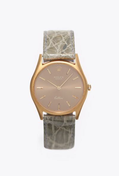 Rolex '70s 18k Yellow Gold Cellini Watch - 1
