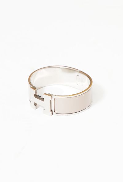 Hermès Neutral 'H' Clic Clac Bracelet - 2