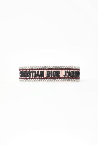 Dior J’Adior Embroidered Bracelet in Pink – 2023 - 1 Dior J’Adior Embroidered Bracelet in Pink – 2023 - 1