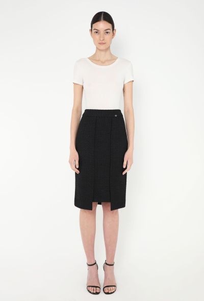 Chanel 2014 Paris-Singapore Bouclé Tweed Skirt - 1