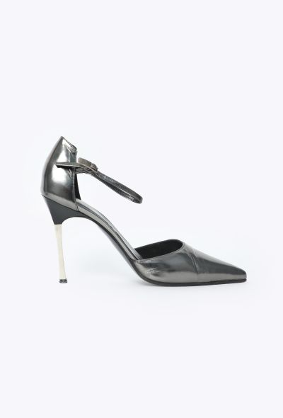 Gucci F/W 1997 Metallic Leather Pumps - 1
