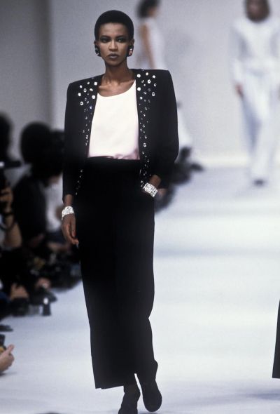 Saint Laurent Embellished Tailored Blazer, S/S 1986 - 2