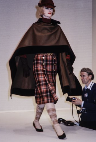                             F/W 1984 Plaid Twill Skirt - 2