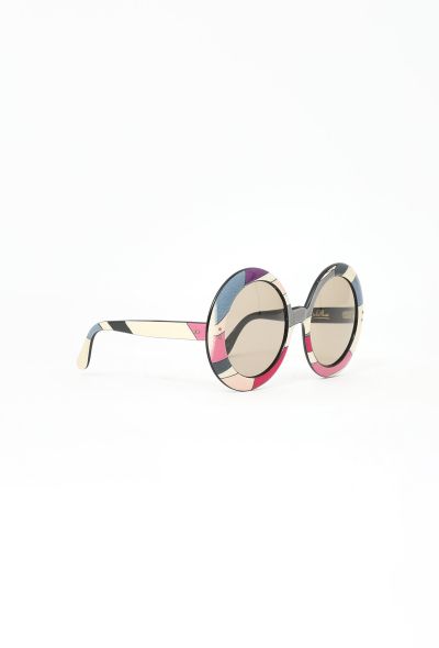 Emilio Pucci '60s Graphic Round Sunglasses - 2