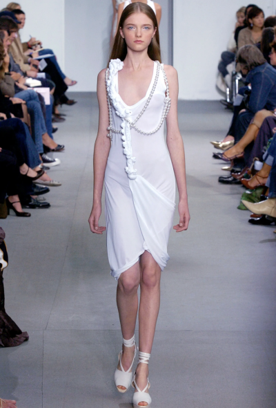 Helmut Lang Spring 2005 Knotted Halter Dress - 2