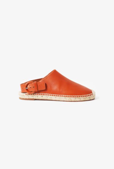                                         Leather Buckled Espadrilles-1
