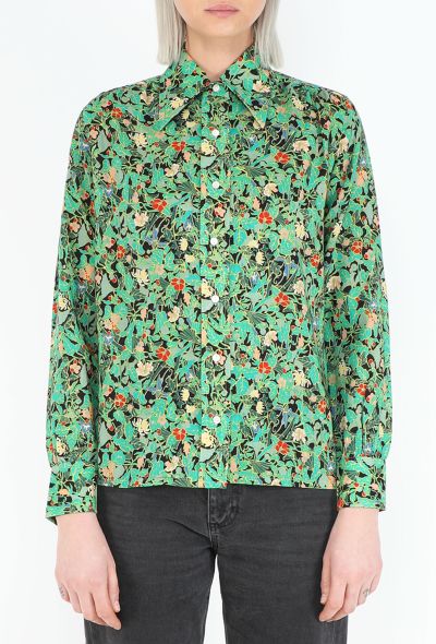 Saint Laurent '70s Floral Printed Shirt - 1
