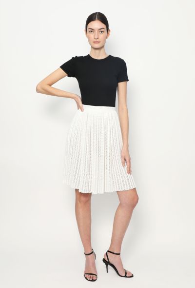Alaïa Ribbed Flared Skirt - 1