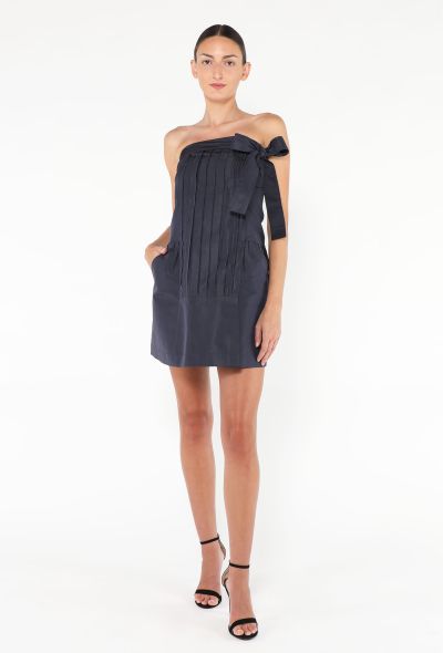 Prada 2007 Nylon Bow Bustier Dress - 1 Prada 2007 Nylon Bow Bustier Dress - 1