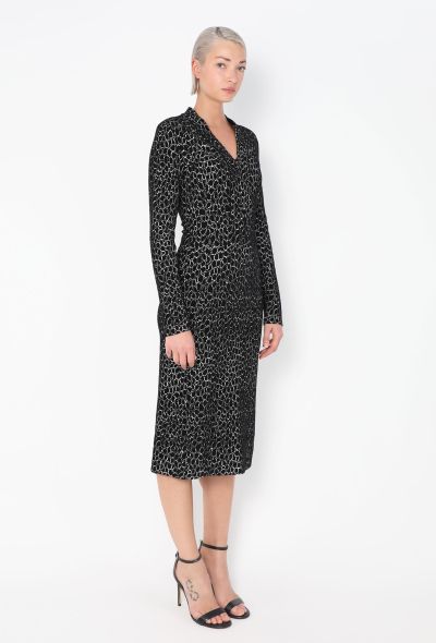 Alaïa F/W 2015 Graphic Chenille Dress - 1