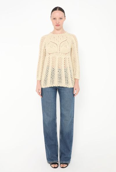 Comme des Garçons Tao Textured Crochet Sweater - 2 Comme des Garçons Tao Textured Crochet Sweater - 2