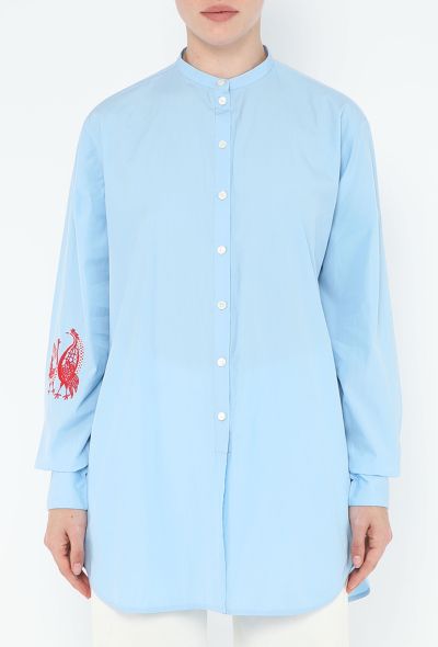 Céline 2015 Embroidered Cotton Tunic - 1