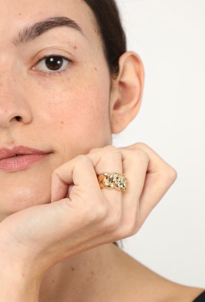 Vintage Fine Jewelry 1980s 18k Yellow Gold Braided Ring - 2 Vintage Fine Jewelry 1980s 18k Yellow Gold Braided Ring - 2