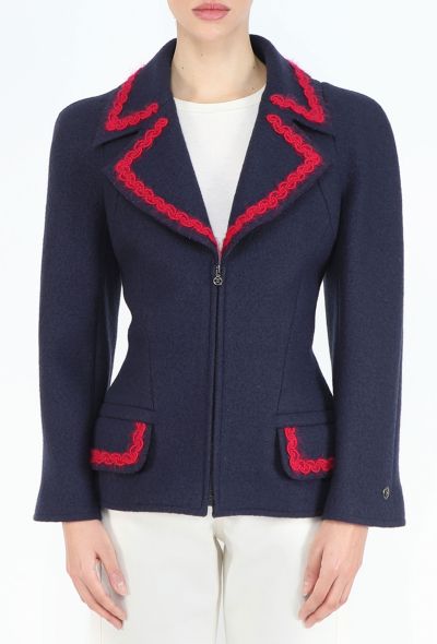 Chanel RARE F/W 1997 Felted Passmenterie Jacket - 1