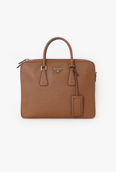 Prada Cannella Saffiano Briefcase - 1 Prada Cannella Saffiano Briefcase - 1