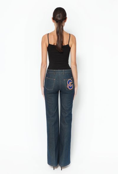                             2001 Low-Waisted Varsity Jeans - 1