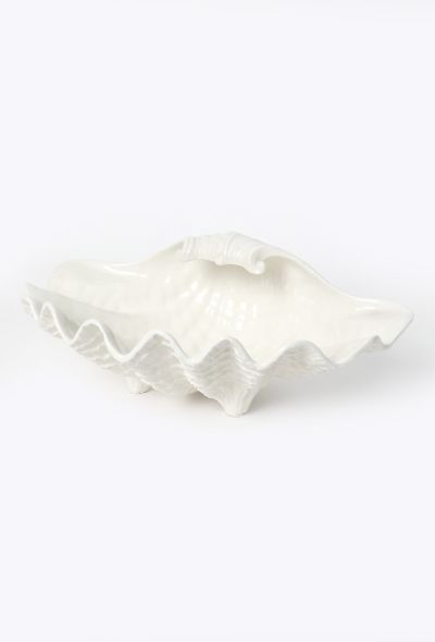 Vintage Objects & Decor 1970s Italian Ceramic Shell - 2