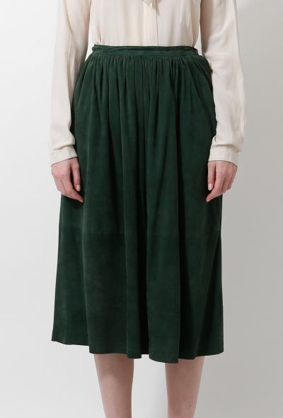                             Vintage Ralph Lauren Suede Skirt - 2