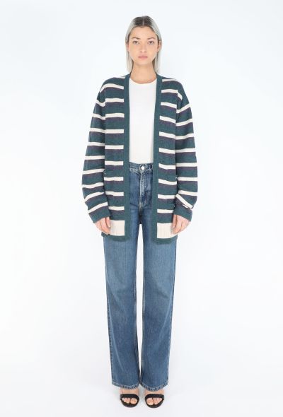 Chanel Resort 2007 Striped Cashmere Cardigan - 1