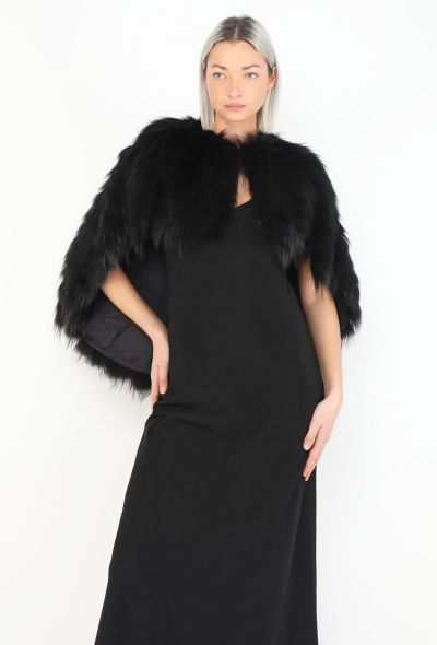 Louis Vuitton F/W 2017 Foxtail Capelet Jacket - 1