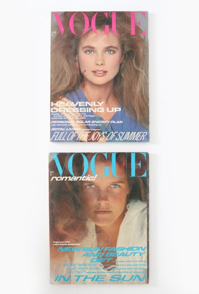 VOGUE UK 1981 Bruce Weber Cover Set - 1 VOGUE UK 1981 Bruce Weber Cover Set - 1