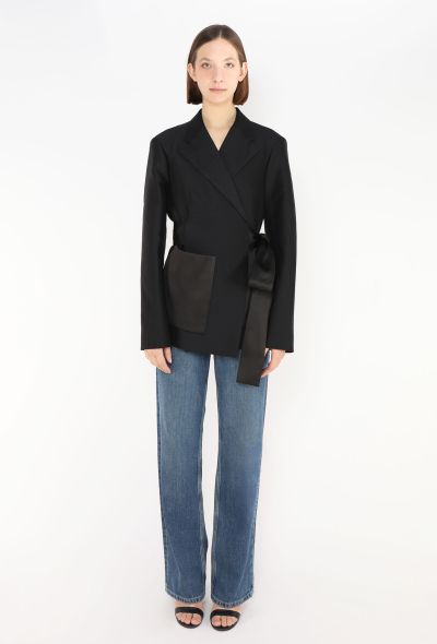 Céline 2014 Belted Wrap Blazer - 1 Céline 2014 Belted Wrap Blazer - 1