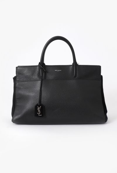 Saint Laurent Black Rive Gauche Cabas - 1