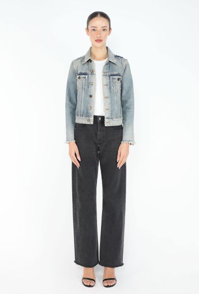 Saint Laurent 2019 Stone-Washed Denim Jacket - 2