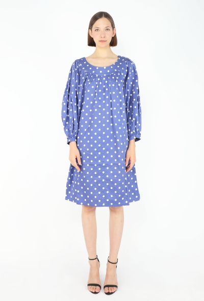 Saint Laurent '80s Boat-Neck Cotton Dress - 2