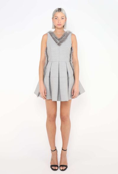 Loewe 2019 Fur Trim Babydoll Dress - 2 Loewe 2019 Fur Trim Babydoll Dress - 2