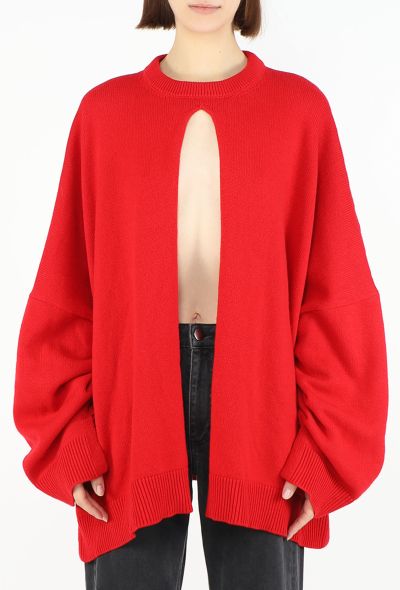 Loewe Oversized Open-Slit Sweater - 2