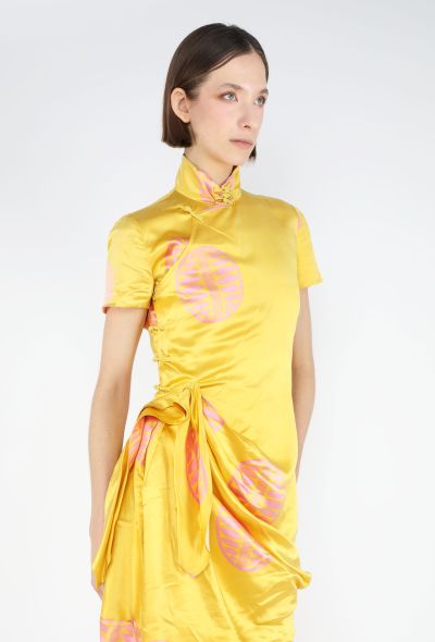 Miu Miu S/S 2003 Draped Qipao Dress - 1