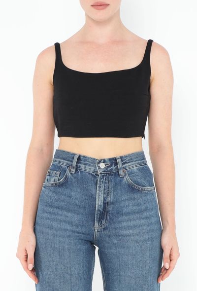 Prada S/S 2017 Cotton Crop Top - 1 Prada S/S 2017 Cotton Crop Top - 1