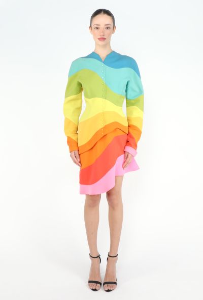 Thierry Mugler ULTRA COLLECTOR S/S 1990 Rainbow Ensemble - 1