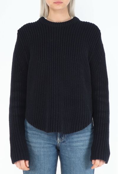 Céline Navy Fisherman Sweater - 1