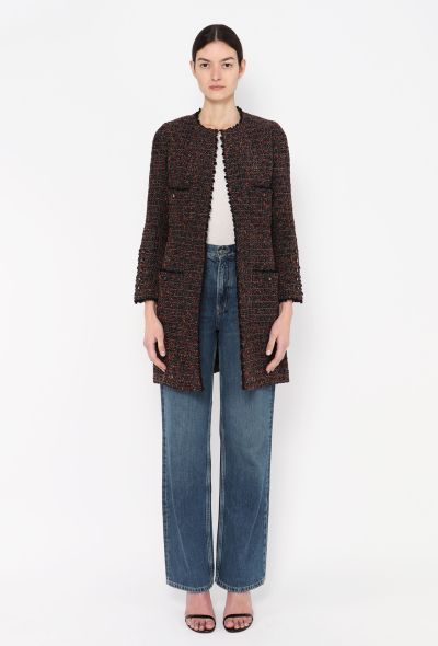 Chanel 1994 Tweed Frayed Trim Jacket - 2 Chanel 1994 Tweed Frayed Trim Jacket - 2