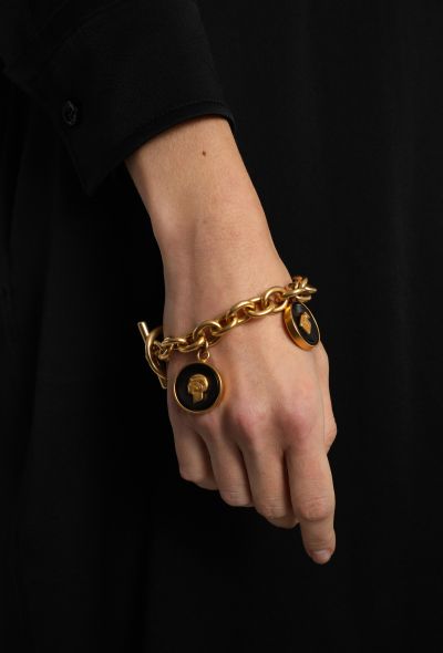 Chanel Vintage Amati Emblem Charm Bracelet - 1 Chanel Vintage Amati Emblem Charm Bracelet - 1